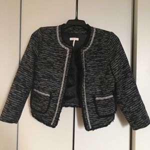 Black and white Frenchi blazer